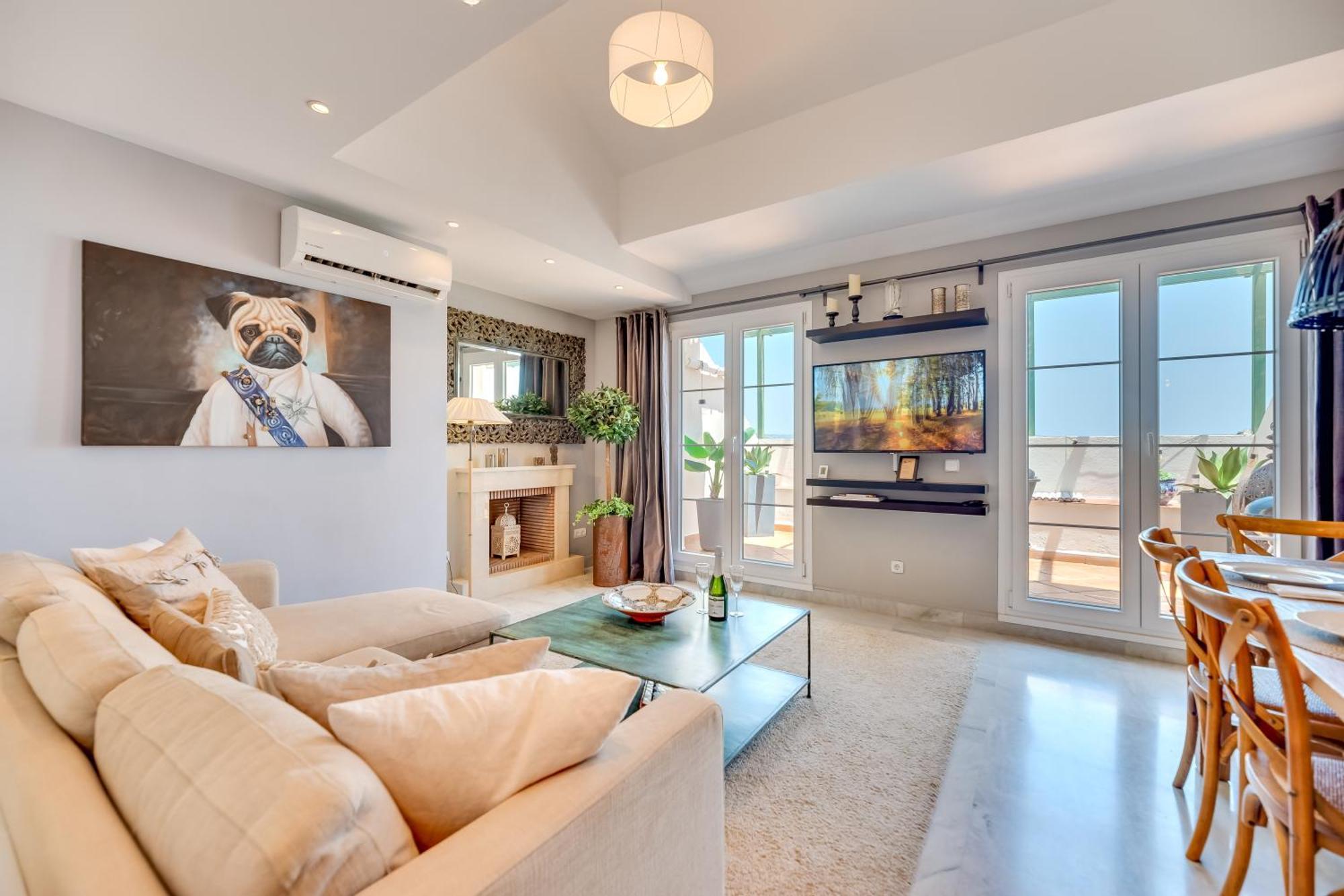 شقة Elegant 2 Bdrm Penthouse With Bbq And Pools ماربيا المظهر الخارجي الصورة